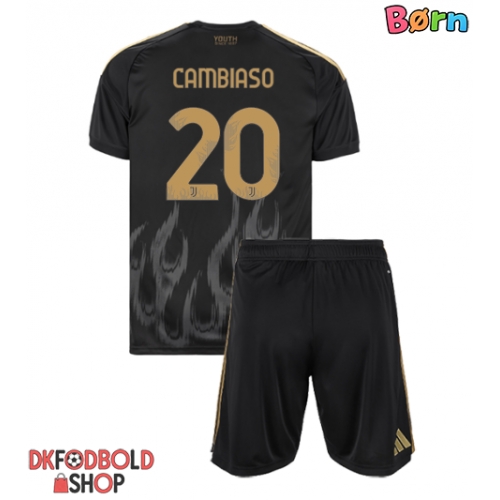 Juventus Andrea Cambiaso #20 Tredje trøje Børn 2026-27 Kort ærmer (+ korte bukser)